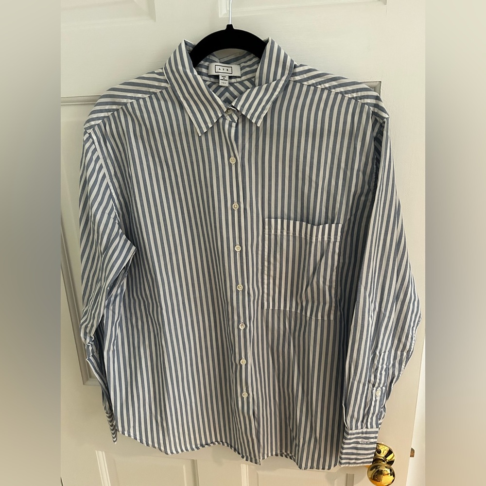 AYR Deep End Striped Button Down